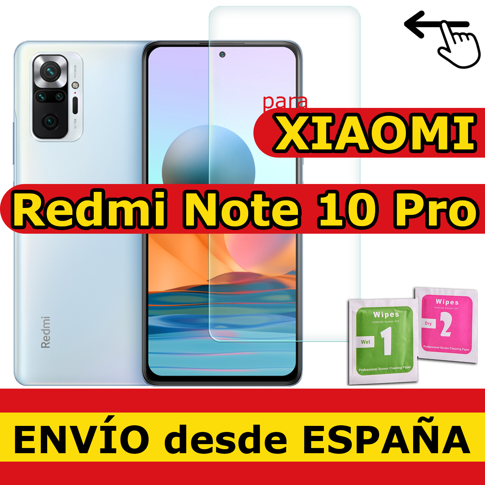 Vitre Protecteur Verre Trempé Pour  XIAOMI REDMI NOTE 10 PRO Qualité Supérieure 9H 0.33mm n° 1