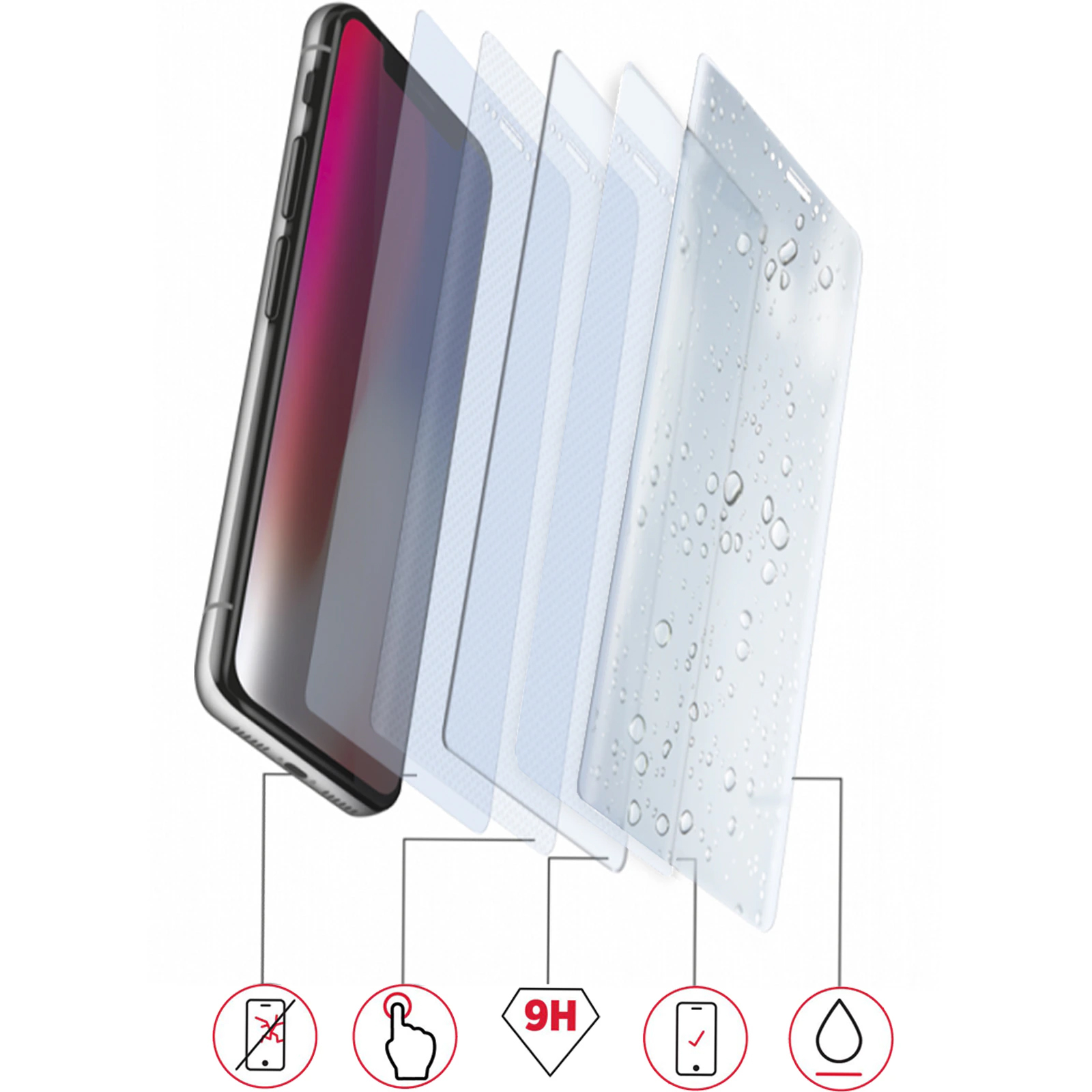 Vitre Protecteur Verre Trempé Pour SAMSUNG GALAXY S10+ / S10 PLUS NOIR 100% Complet Qualité Supérieure 9H 0.33mm n° 4