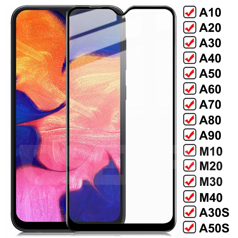 Film de protection d'écran en verre trempé 9D pour Samsung Galaxy A10, A20, A30, A40, A50, A60, A70, A80, A90, M10, M20, M30, M40 n° 1