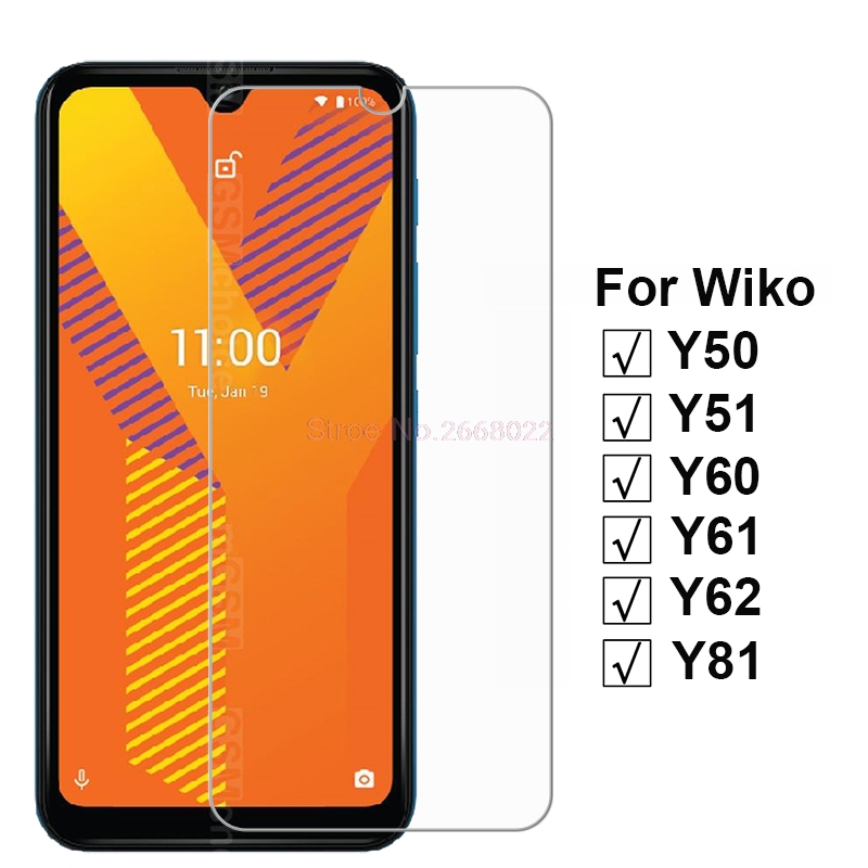 Protecteur d'écran pour Wiko View5 4 Lite Plus, verre de protection, Guatemala, Y50, Y51, Y60, Y61, Y62, Y81, Sunny5 Lite, 3-1 pièces n° 1