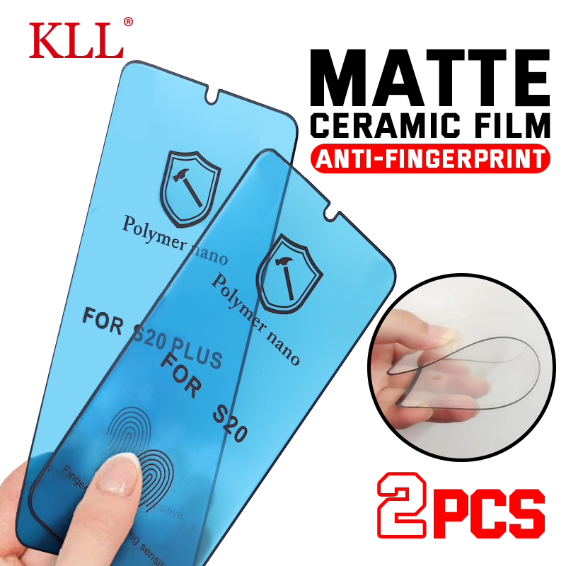 Protecteur d'écran pour Samsung Galaxy, film de protection en céramique, pas de verre, S21, S22, S10, S9, S23 Plus, S20 Ultra, Note 20, 10, 9, 256, 1-2 pièces n° 1