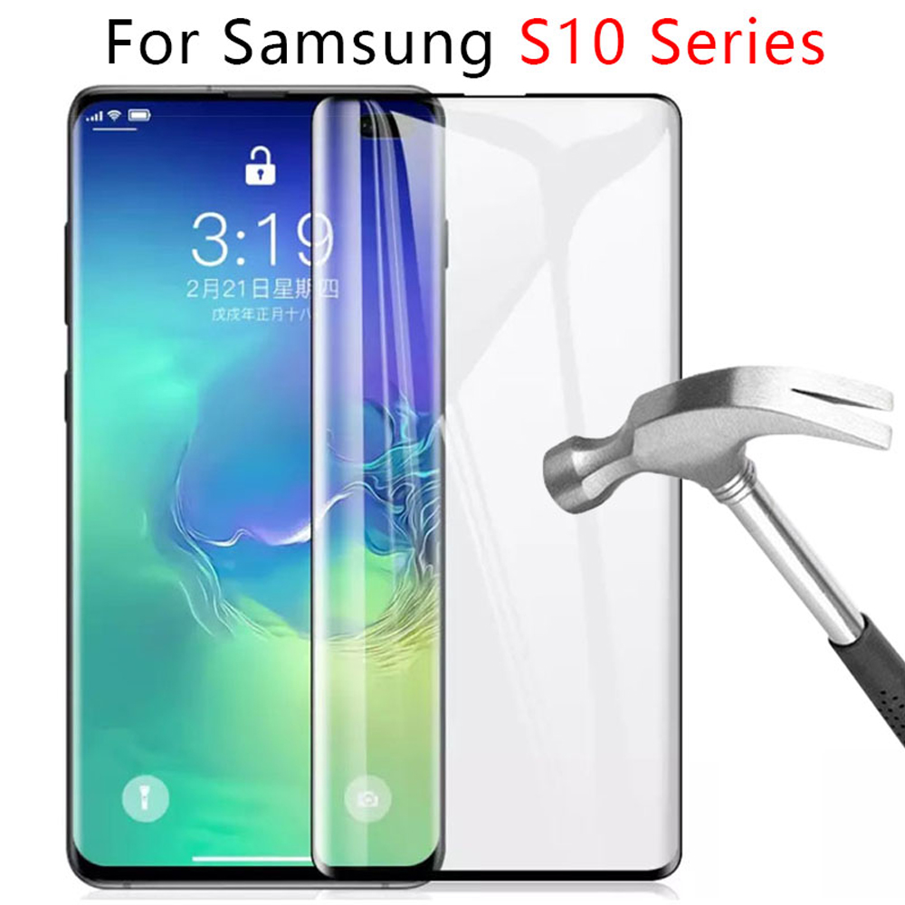 Film de protection en verre trempé pour Samsung Galaxy S8, S9, S10e, S10 plus, couverture complète, bord S7, protecteur d'écran de téléphone n° 1