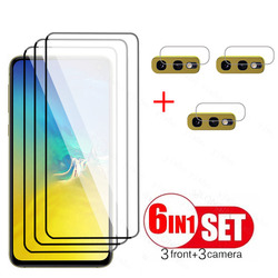 Protecteur d'écran pour Samsung Galaxy S10E, verre de protection sur sansun galax S10E S 10E, couverture complète, verre d'objectif d'appareil photo, Guatemala