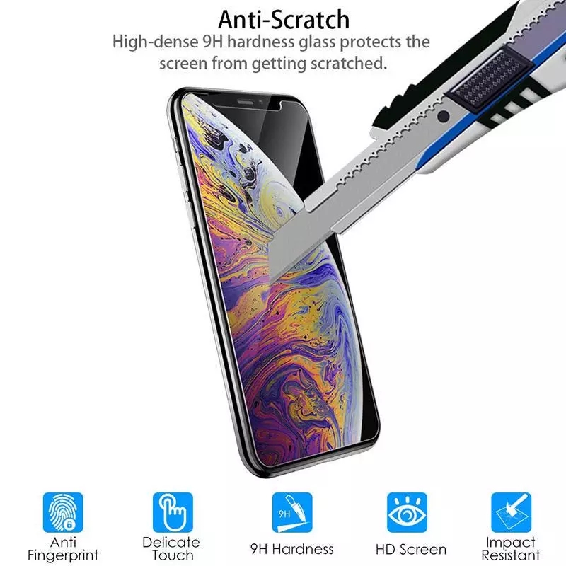 Protecteur d'écran en verre guatémaltèque, pour iPhone 12 Mini 11 Pro X Xs Max Xr SE 2020, 3 pièces n° 5