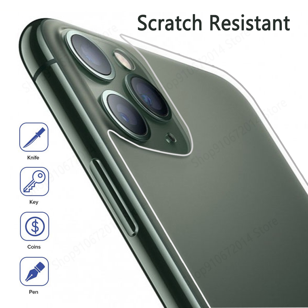 Protecteur d'écran 3 en 1 pour iPhone, verre d'objectif 3D avant et arrière, iPhone 13 Pro Max, 12, 13 Mini, 14 Plus n° 5