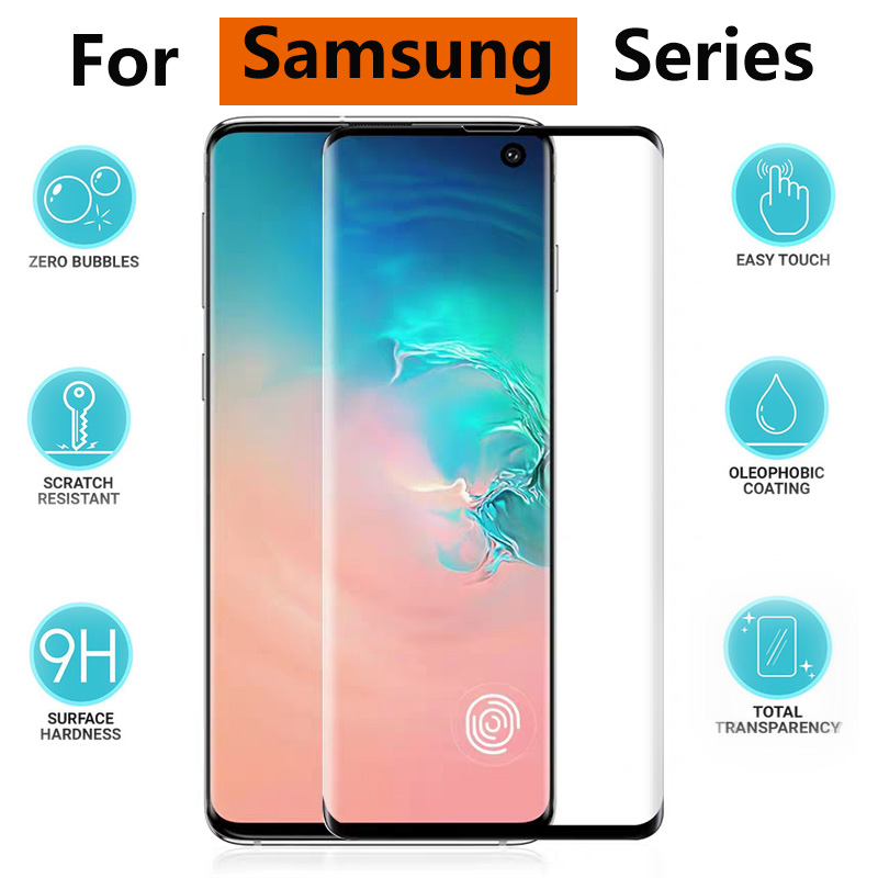 Protecteur d'écran pour Samsung Galaxy, en verre trempé pour modèles S23, S10, S20, S21 Plus, S22 Ultra, 5G n° 6