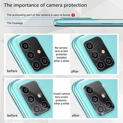 Lentille de caméra de protection en verre, film de caméra arrière pour samsung A51 A71 A01 A41 A31 A21 A11 M11 M21 M31 M51 galaxy A41 m 11 21 31 small picture n° 2