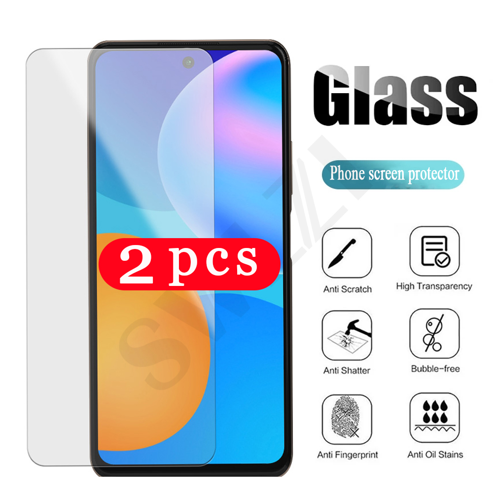 Film de protection en verre trempé 9H pour Huawei p smart 2021 2020 Z S pro 2019 plus 2018, 2 à 1 pièces n° 1