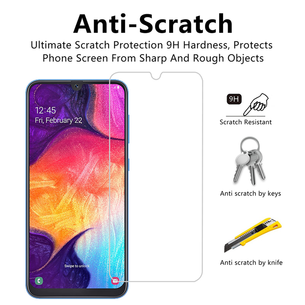 Verre de protection d'écran pour Samsung Galaxy, Samsung Galaxy A50 A30 A20, Samsung A10 e A40 A70 A 50 A20E 20 70 s, verre Guatemala, 3 pièces n° 3