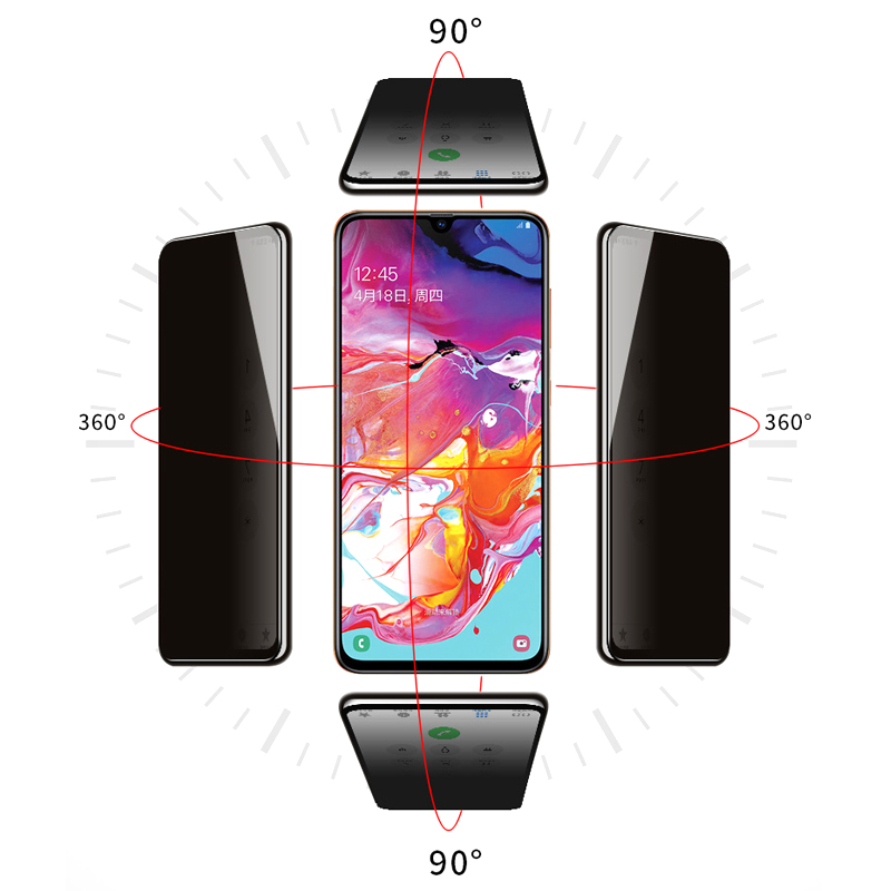 Verre anti-espion pour Samsung Galaxy, Film de protection d'écran de confidentialité, Galaxy S20 Fe, Note 20, 10 Lite, A71, A51, A41, A31, A21, A21S, A11, A01, Guatemala n° 2