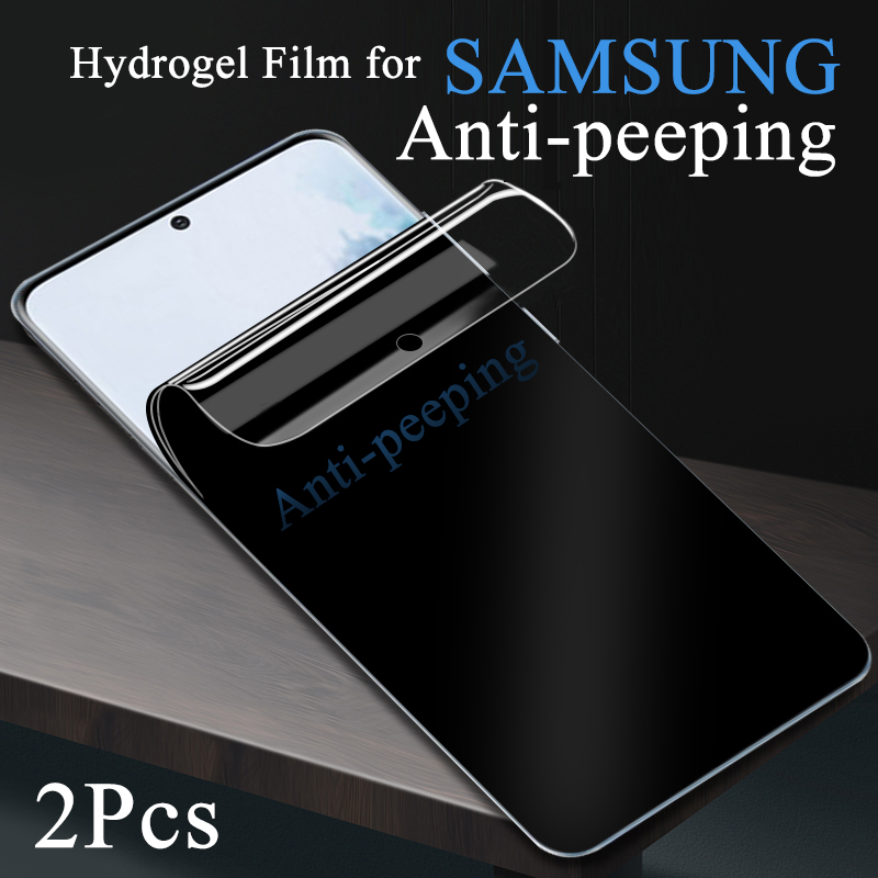 Protecteur d'écran, Film Hydrogel doux Anti-peeping, pour Samsung Note 20Ultra S20FE S21 + Galaxy S10 9 10 n° 1