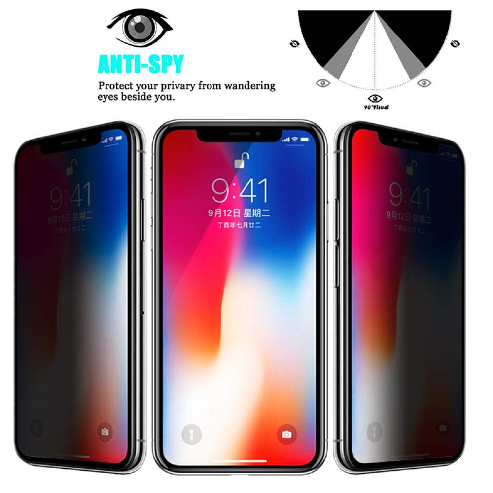 Film de protection anti-espion en céramique souple pour iPhone, verre de confidentialité, protecteur d'écran, iPhone 14 13 12 Pro Max 11 X XS Poly 7 8 Plus SE2 n° 2