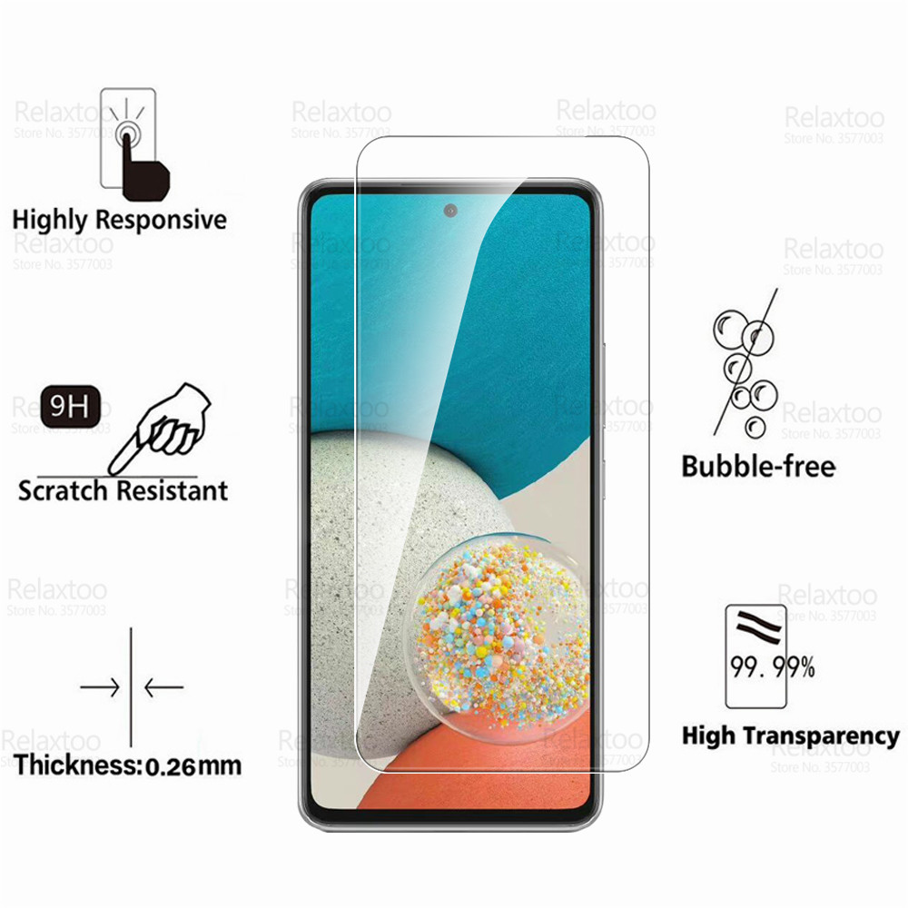 2 pièces verre de protection pour Samsung Galaxy A53 5G protecteur d'écran Samsung Galaxy A 53 53A 2022 verre trempé 9H Film de protection de sécurité n° 2