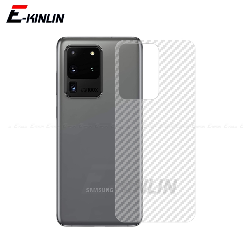 Film arrière en fibre de carbone souple 3D, protecteur d'écran arrière, Samsung Galaxy Note 20, 10, 9, S23, S22, S21, S20 Ultra FE, S10 Lite Plus, 5 pièces n° 1