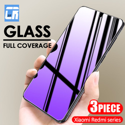 Protecteur d'écran anti-lumière violette, verre guatémaltèque pour Xiaomi Redmi Note 10, 9, 9s, 10s, 11, 8, 7, 6, K30, K40, Pro Max, 8A, 9A, 1-3 pièces