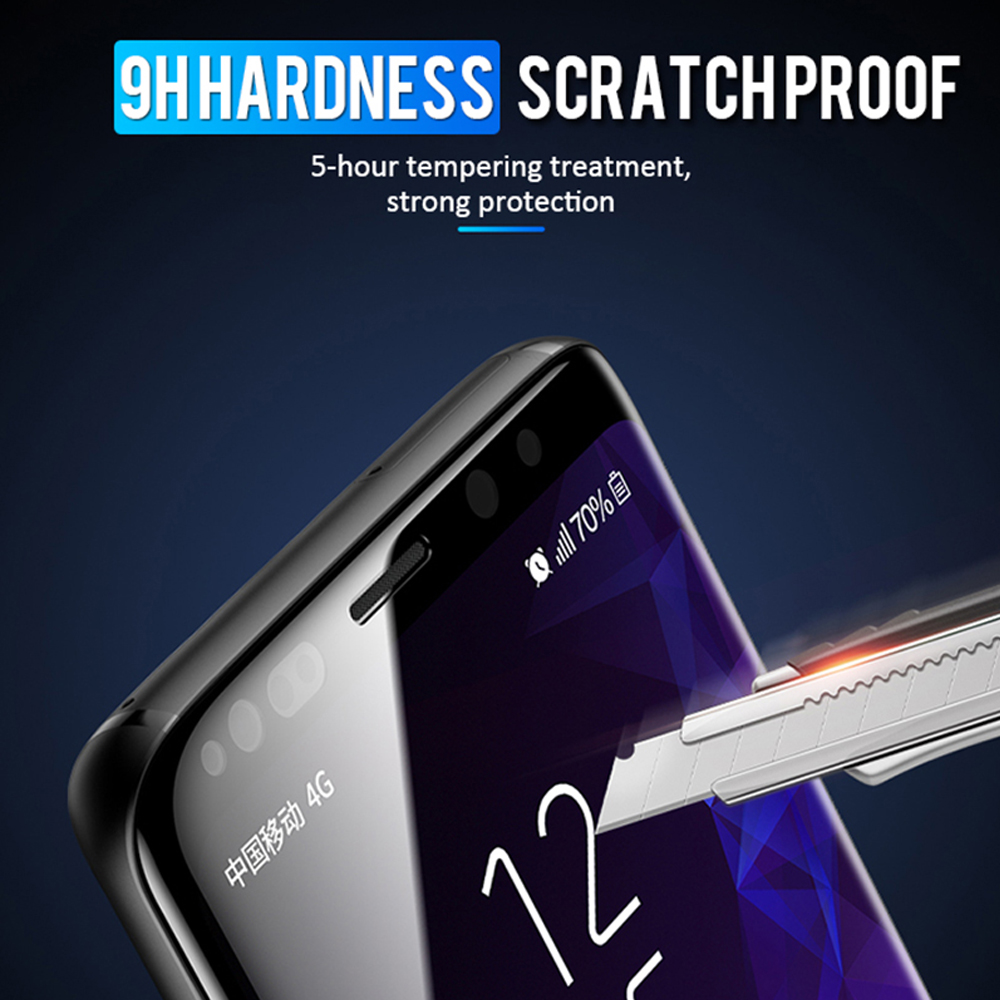 Film protecteur d'écran de téléphone en verre trempé, 2 pièces, pour Samsung Galaxy s20 Ultra S10 lite S10e S9 S8 plus S7 edge n° 5