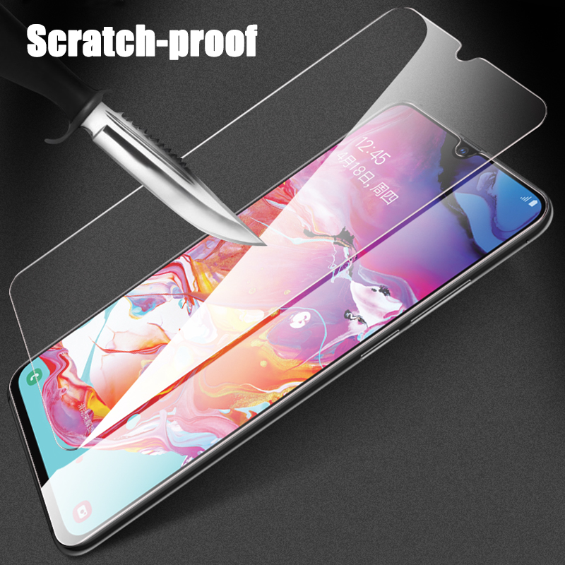 Film de protection d'écran en verre HD, pour Samsung M20 M10 J8 J6 J4 J3 2018 A7 A9 horizon A8 PLUS, 2018 n° 4