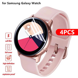 Protecteur d'écran pour Samsung Galaxy Watch Active 2, Film souple de Protection à couverture complète, résistant aux rayures, 40mm 44mm small picture n° 1