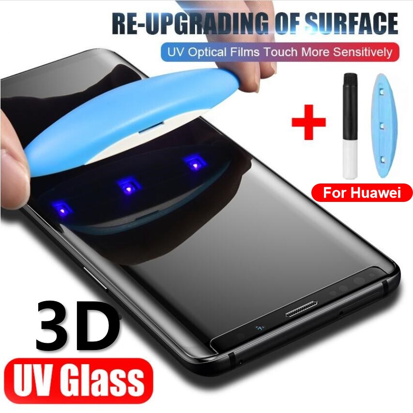Film de protection UV en verre guatémaltèque pour Huawei, compatible modèles P50, P30 Pro, P40 Pro Plus, Mate 50, 40, 30, 20 Pro n° 1