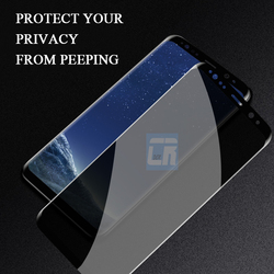 Protecteur d'écran 3D Anti-espion pour Samsung Galaxy, en verre trempé entièrement incurvé pour modèles S20, S10, S9, S8 Plus, Note 8, 9, 10 Plus small picture n° 3