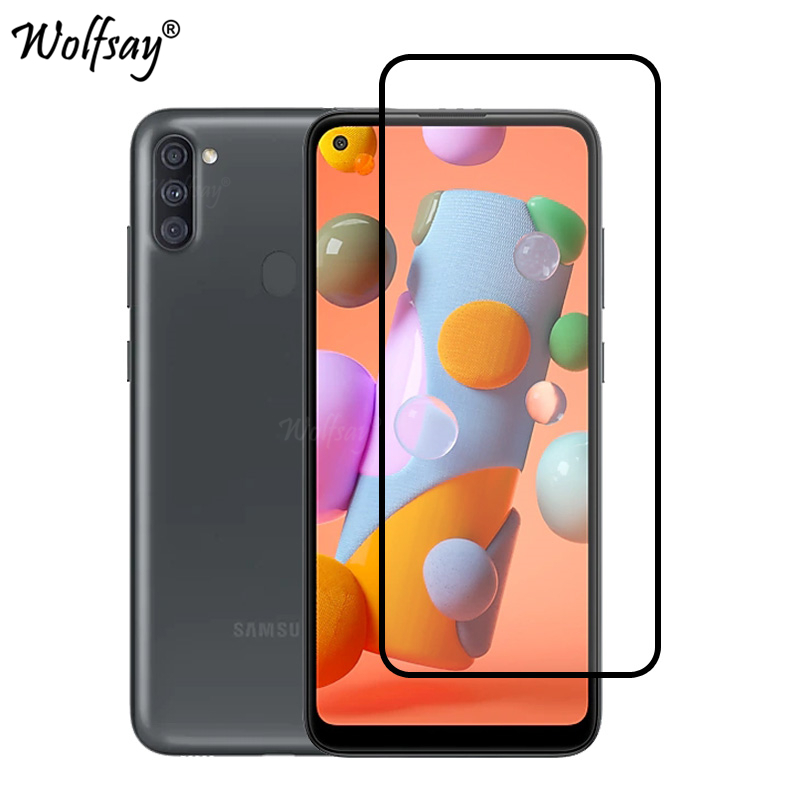 Protecteur d'Écran en Verre pour Samsung Galaxy A11 A21S A12 A72, Couverture Complète pour Caméra n° 2