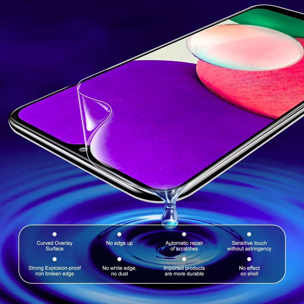 Film protecteur d'écran en hydrogel pour Samsung Galaxy, pour modèles A20e, A20, A, 20 s, e, 20 s, 20e, 20a, 22, A22, 5G, M21, 2021, M21s n° 6