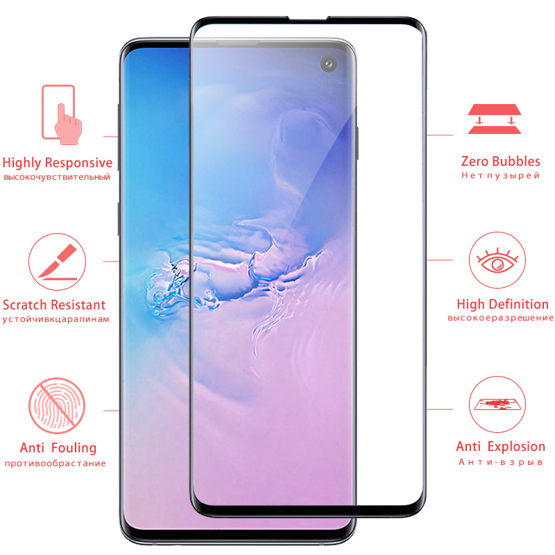 S10plus Protecteur D'écran 2in1 Pour samsung galaxy s10e En Verre Trempé s 10 e plus 10e 10s 10plus Avec Lentille De Caméra Film Protecteur n° 5