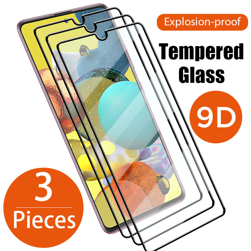 Verre de protection pour Samsung, A51, A71, A12, A70, A10, A50, A20, A30, A40, A73, Guatemala, A21S, A30S, A50S, A70S, A02S, 3 pièces n° 1