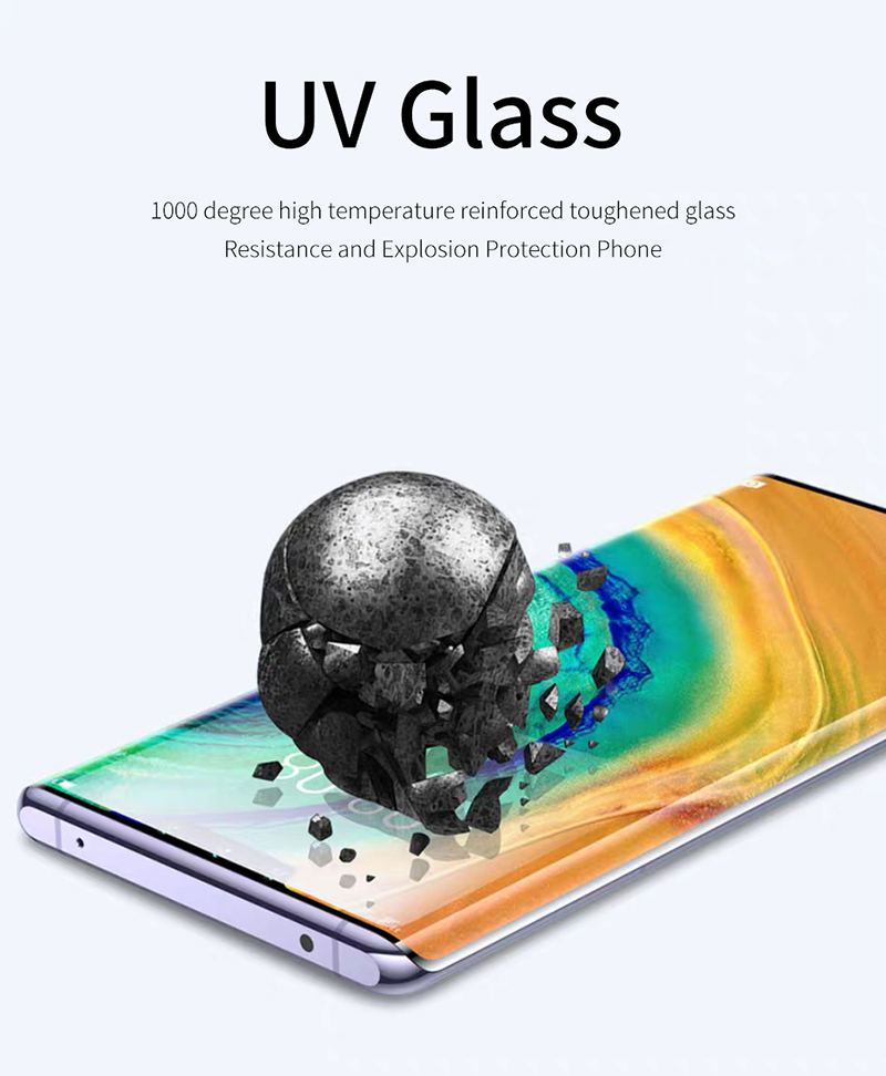 Film de protection UV en verre guatémaltèque pour Huawei, compatible modèles P50, P30 Pro, P40 Pro Plus, Mate 50, 40, 30, 20 Pro n° 5