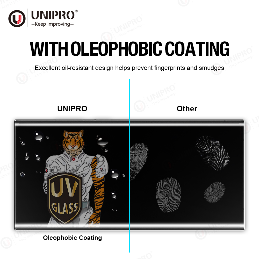 UNIPRO-Protecteur d'écran en verre pour Samsung Galaxy S22 S23 Ultra UV, colle complète UV, verre Guatemala, entièrement collé, outil d'installation de déverrouillage rapide n° 3