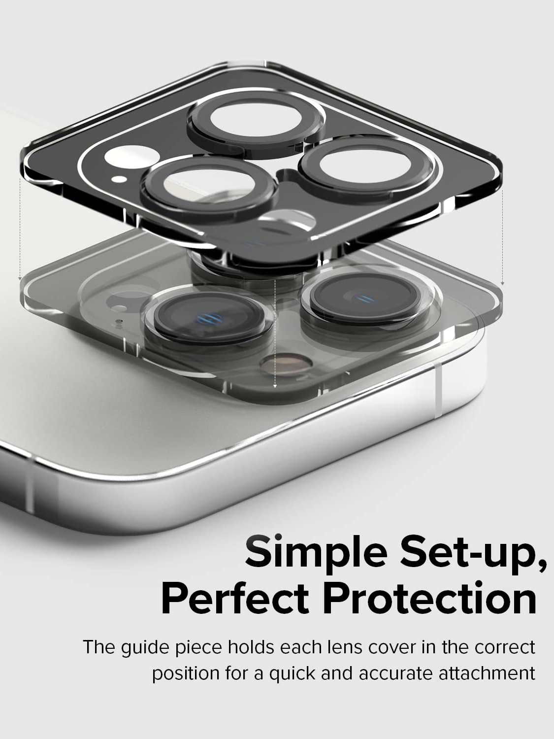 JMUYTOP – protecteur d'objectif de caméra pour iPhone 13 14 Pro Max, métal en alliage d'aluminium avec verre trempé, couverture complète n° 6