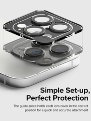 JMUYTOP – protecteur d'objectif de caméra pour iPhone 13 14 Pro Max, métal en alliage d'aluminium avec verre trempé, couverture complète small picture n° 6