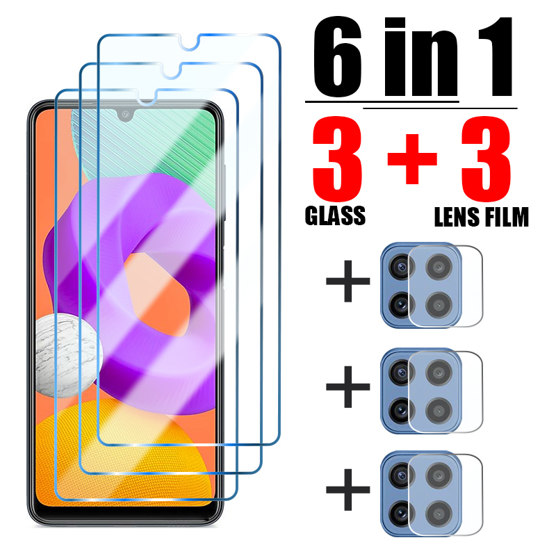 Protecteur d'Écran en Verre 6 en 1 pour Samsung, 5G, pour Modèles A54, A12, A22, A32, A51, A71, A52, A34, A13, A14, A23, A33, A50, A70, A53 n° 1