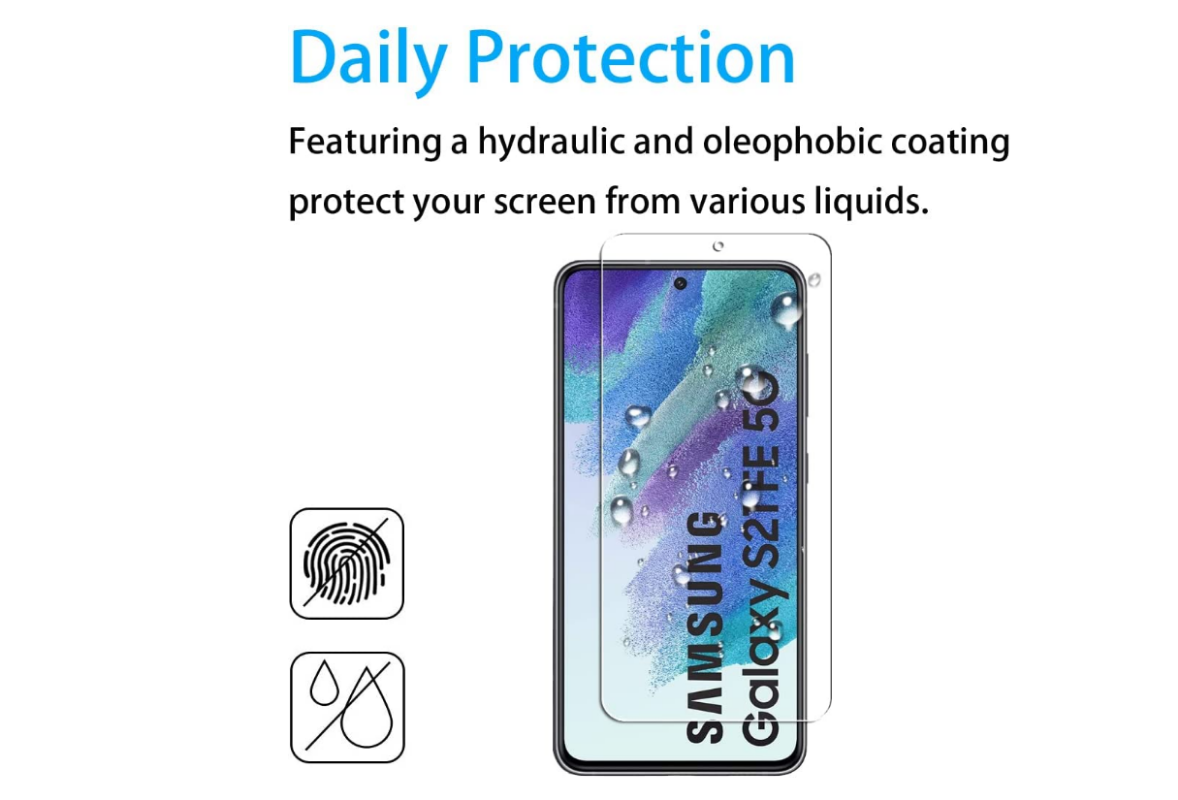 Protecteur d'Écran en Verre Ultra Clair pour Samsung Galaxy, S22, S23, S21, FE, 5G n° 5