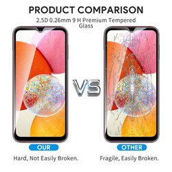 Coque de Protection en verre trempé 10D pour Samsung galaxy A14, 3 pièces, Film HD, 4G, 5G, pour modèles A54, A34, A24, SamsungA24 small picture n° 5