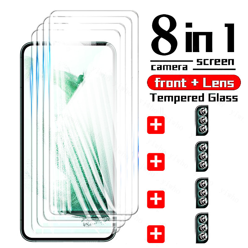 Pour Samsung Galaxy S22 Plus Verre pour Samsung S22 Trempé Protecteur D'écran En Verre pour Samsung S 21 22 S22 S21 + FE Lentille En Verre n° 2