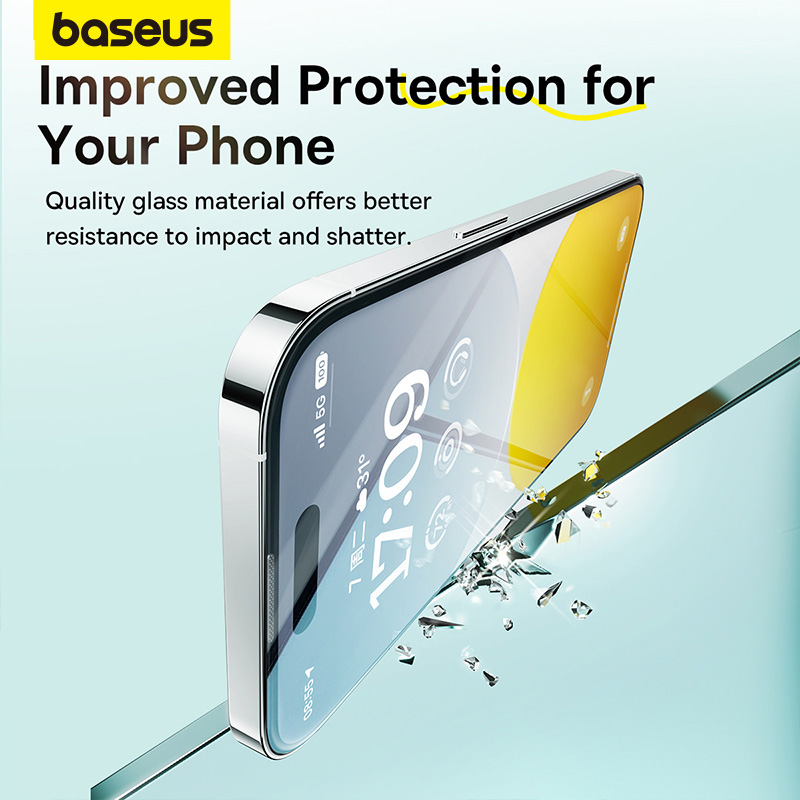 Bas192.- Protecteur d'écran pour iPhone, verre anti-espion, protection complète du Guatemala pour iPhone 15, 14, 13 Pro Max, 15 Pro Plus n° 6