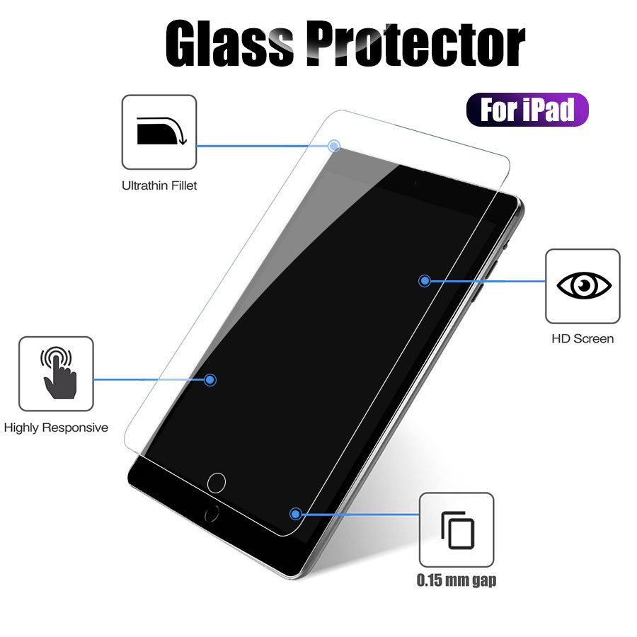 Protecteur d'écran en verre clair Guatemala pour ISub, protecteur d'écran pour ISub 9 8 7 6 5 9e génération 8e 7e 6e Pro 11 10.5 9.7 Air 5 4 Mini 6, 2 pièces n° 2