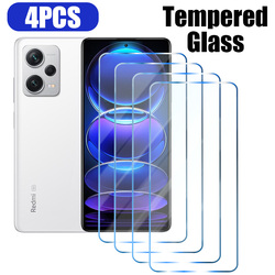 Protecteur d'écran en verre pour Xiaomi Redmi Note, Note 12, 11, 10, 9, 8 Pro Plus, 5G, Guatemala, 9C, 9A, Note 10S, 9T, 9S, 8T, 4 pièces