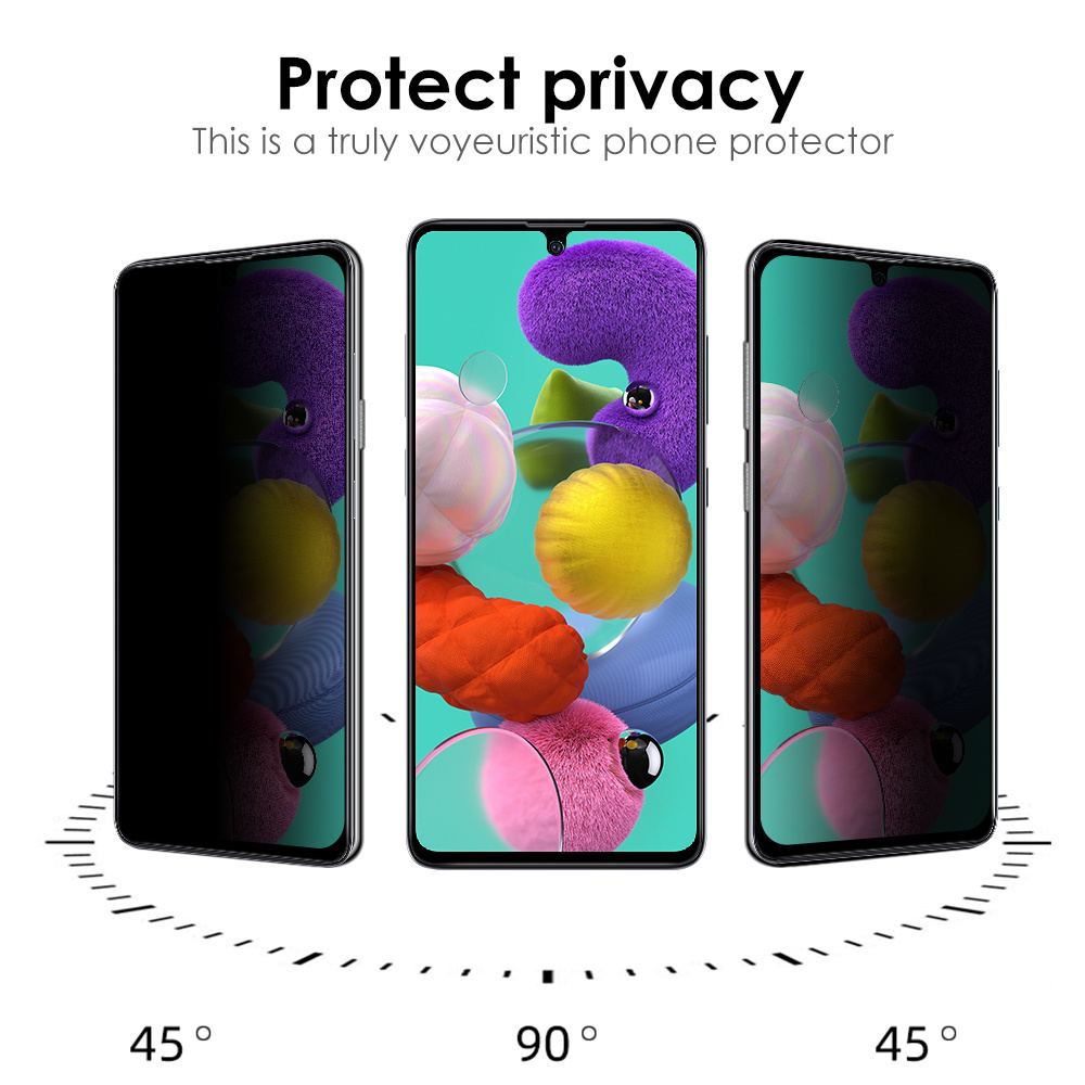 Protecteur d'écran anti-espion pour Samsung, verre de confidentialité, A12 A21S A22 A50 A70 A71 A30 A31 A40 A41 A42 A20e A11 A10s A04E A03 A02s n° 3