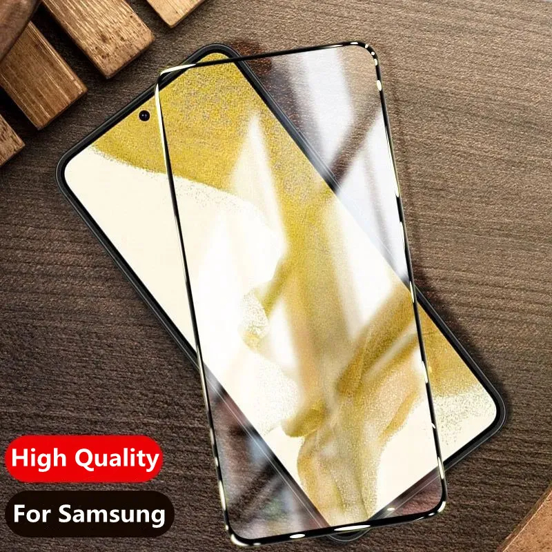 Protecteur d'écran en verre pour Samsung, couverture complète, Galaxy A53, A52S, A13, A54, 5G, A14, A34, S23, S22 Plus, S20, S21 FE, 3 pièces n° 2