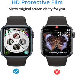 Protecteur d'écran pour Apple Watch, Film de protection en verre HD, iWatch 6, SE, 5, 4, Série 7, 8, 44mm, 40mm, 45mm, 41mm, 38mm, 42mm small picture n° 3