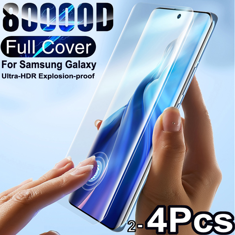 2-4 Pièce Hydrogel Film Protection Pour Protections D'écran Samsung S22 S23 Ultra S21 S20 Fe Plus A52 A52S A53 A32 5g A13 A12 A23 Plein Film Galaxy S9 S10e S10 Plus A21s A72 A70 A71 A73 Note 20 Ultra Non Verre Trempee n° 1