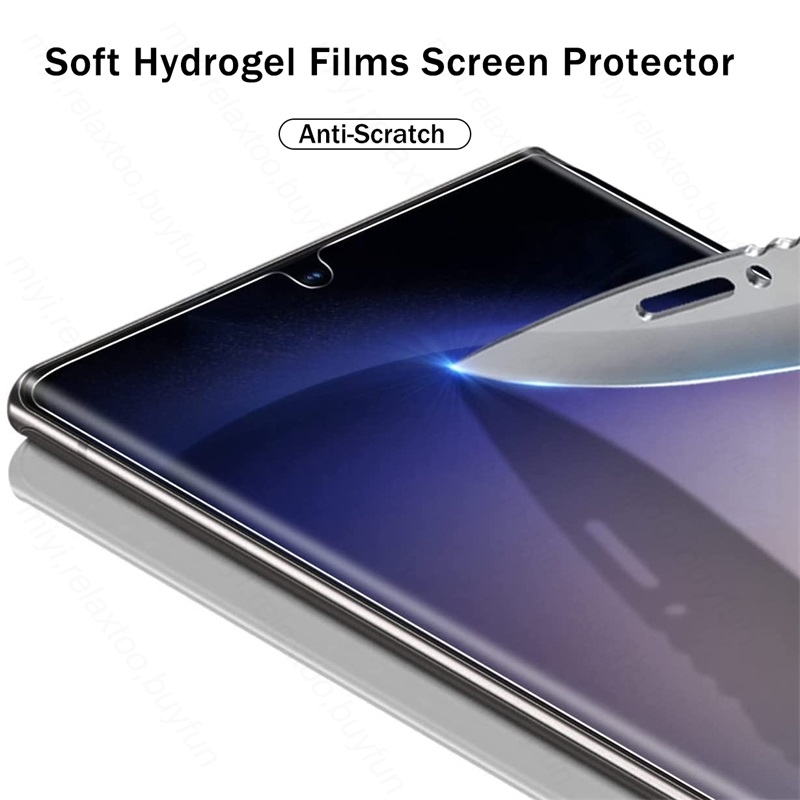 Protecteur d'écran en film hydrogel pour Samsung, coque en verre, pas au Guatemala, Galaxy S23 Ultra, S23 Plus, 5G, 2 pièces n° 4