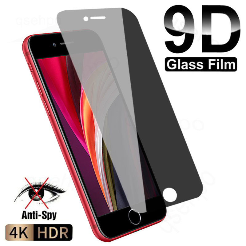 Protecteur d'Écran de Confidentialité en Verre Anti-Espion 9D pour Apple, Film Poly pour iPhone 7 8 Plus SE 2020 2022 14 13 12 mini 11 Pro XS Max X n° 1