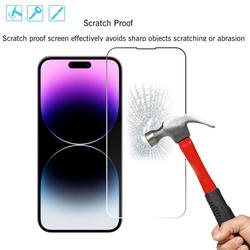 Verre trempé pour iPhone 14 Pro 15 13 12 11 pro max protections d'écran pour iphone 15 pro verre trempe  pour iphone 13 14 pro screen protector small picture n° 5