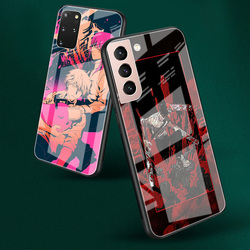 Coque en verre pour Samsung Galaxy S22 Ultra S21 Plus S20 FE Note 20 10 Lite S10 S9 S8 S10e, housse de téléphone, homme tronçonneuse Anime Guatemala small picture n° 2