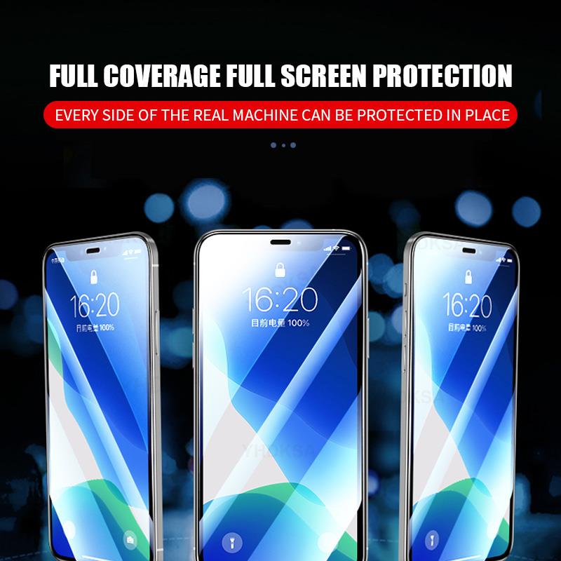 Protecteur d'écran anti-éclatement en verre guatémaltèque pour Apple iPhone, film de protection, iPhone 15, 14 Plus, 13, 12, Mini, 11 Pro, X, Poly, XS, Max, 5 pièces n° 5