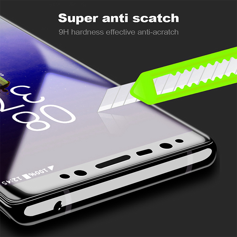 Verre de protection incurvé pour Samsung S10, S9, S8, S20, S21, S22, S23 Plus, protecteur d'écran pour Samsung Note 20 Ultra, 10 Plus, 4 pièces n° 6