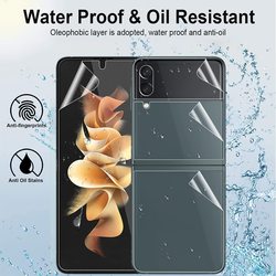 Film hydrogel transparent 256 pour Samsung Galaxy Z Flip 3 4 5, protecteur d'écran pour Samsung ZFLIP3 zflip 4 Flip5, 3 pièces small picture n° 3